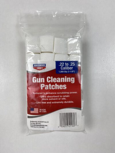 Gun Cleaning Patches .22-.25